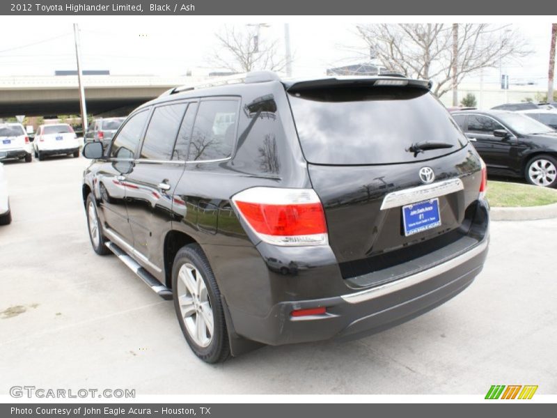 Black / Ash 2012 Toyota Highlander Limited