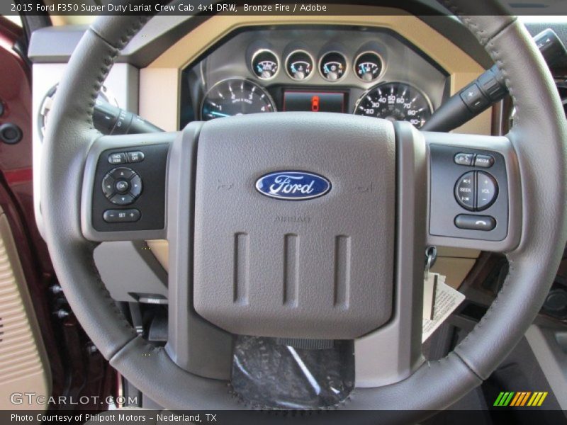 Bronze Fire / Adobe 2015 Ford F350 Super Duty Lariat Crew Cab 4x4 DRW