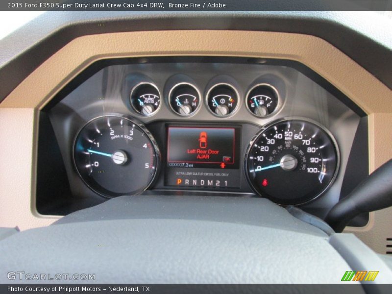 Bronze Fire / Adobe 2015 Ford F350 Super Duty Lariat Crew Cab 4x4 DRW