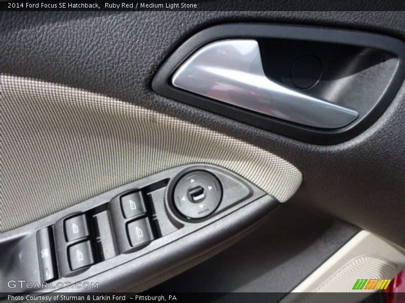 Ruby Red / Medium Light Stone 2014 Ford Focus SE Hatchback