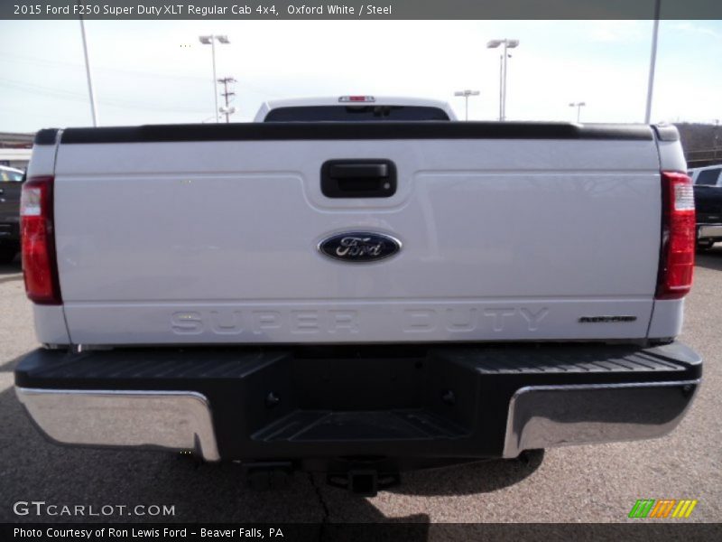 Oxford White / Steel 2015 Ford F250 Super Duty XLT Regular Cab 4x4