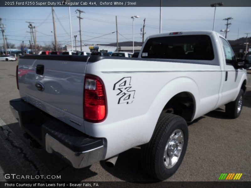 Oxford White / Steel 2015 Ford F250 Super Duty XLT Regular Cab 4x4