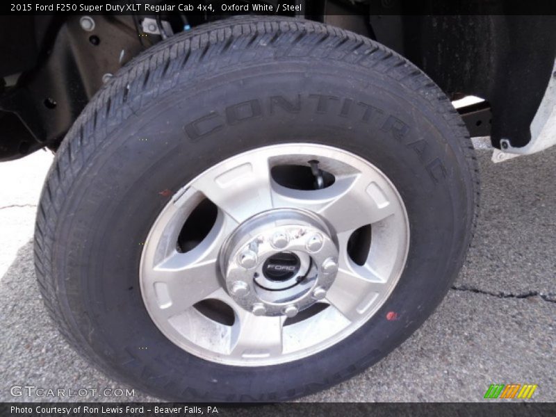 Oxford White / Steel 2015 Ford F250 Super Duty XLT Regular Cab 4x4