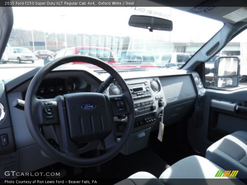 Oxford White / Steel 2015 Ford F250 Super Duty XLT Regular Cab 4x4