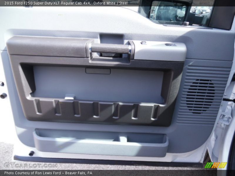 Oxford White / Steel 2015 Ford F250 Super Duty XLT Regular Cab 4x4