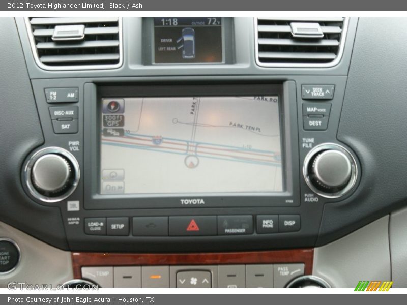 Black / Ash 2012 Toyota Highlander Limited