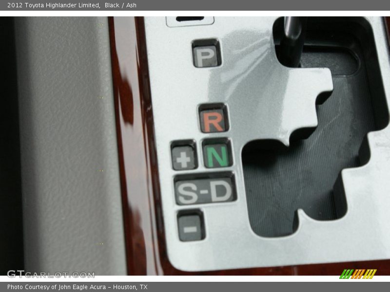 Black / Ash 2012 Toyota Highlander Limited