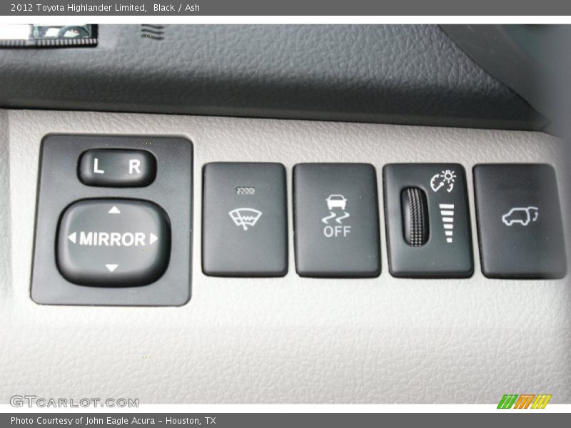 Black / Ash 2012 Toyota Highlander Limited