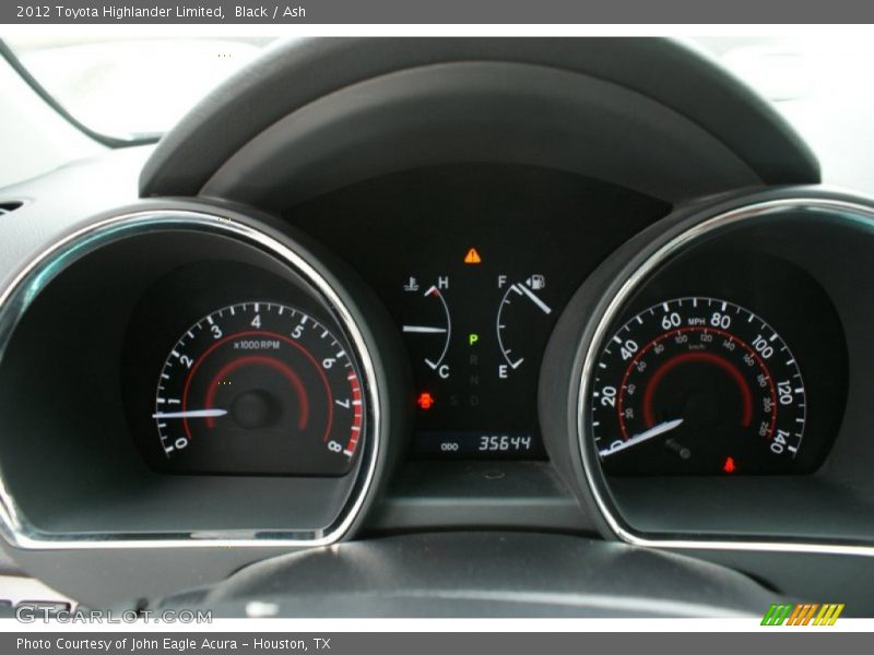 Black / Ash 2012 Toyota Highlander Limited