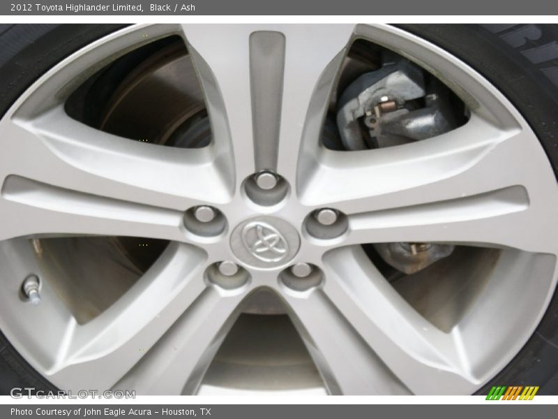 Black / Ash 2012 Toyota Highlander Limited