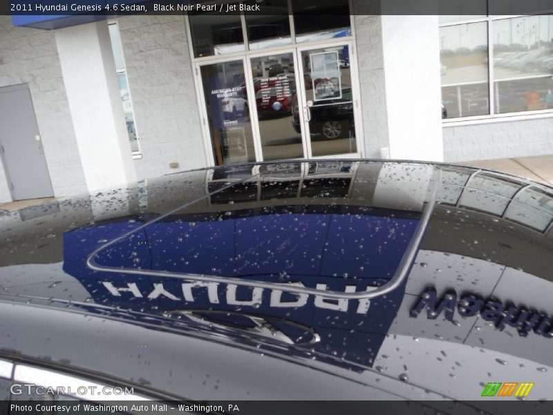 Black Noir Pearl / Jet Black 2011 Hyundai Genesis 4.6 Sedan
