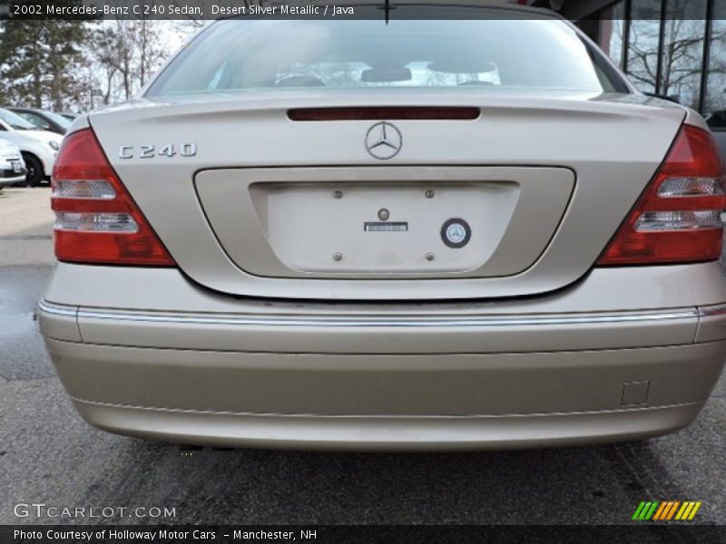 Desert Silver Metallic / Java 2002 Mercedes-Benz C 240 Sedan