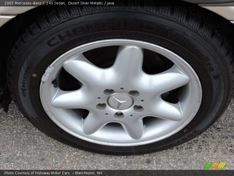 Desert Silver Metallic / Java 2002 Mercedes-Benz C 240 Sedan