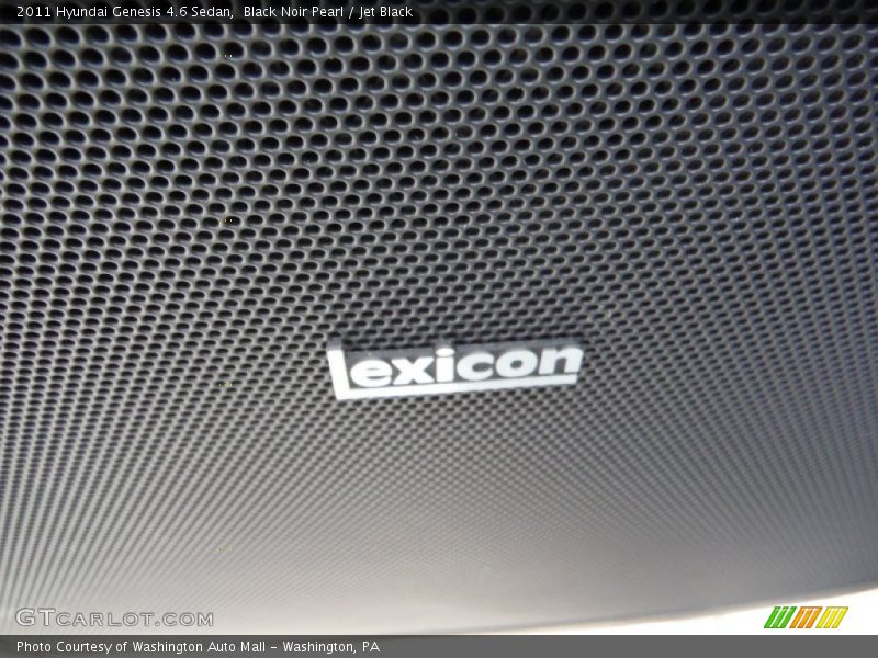 Black Noir Pearl / Jet Black 2011 Hyundai Genesis 4.6 Sedan