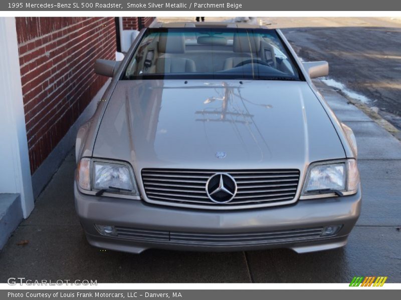 Smoke Silver Metallic / Parchment Beige 1995 Mercedes-Benz SL 500 Roadster