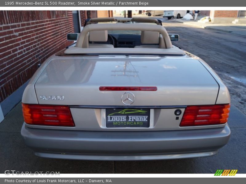 Smoke Silver Metallic / Parchment Beige 1995 Mercedes-Benz SL 500 Roadster