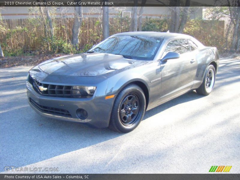 Cyber Gray Metallic / Black 2010 Chevrolet Camaro LS Coupe