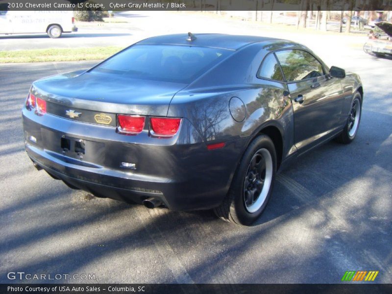 Cyber Gray Metallic / Black 2010 Chevrolet Camaro LS Coupe