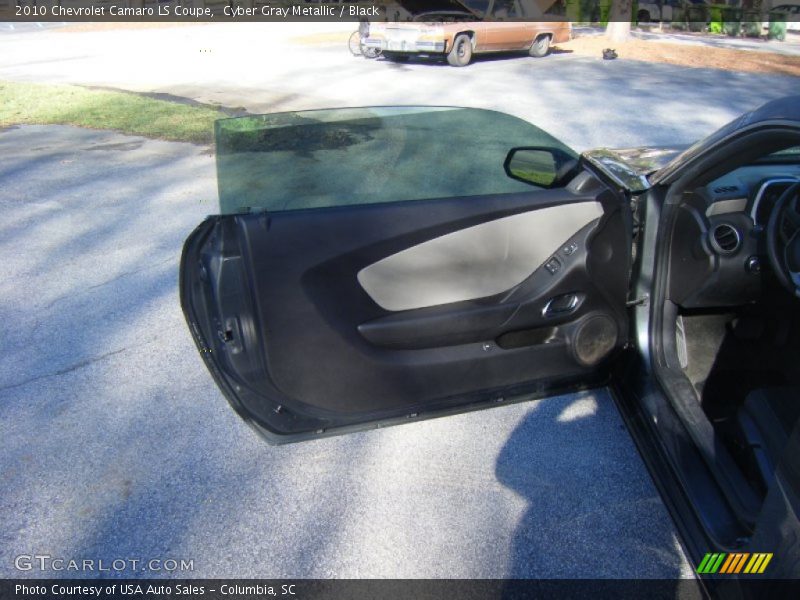 Cyber Gray Metallic / Black 2010 Chevrolet Camaro LS Coupe