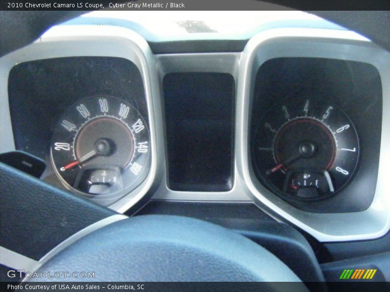 Cyber Gray Metallic / Black 2010 Chevrolet Camaro LS Coupe