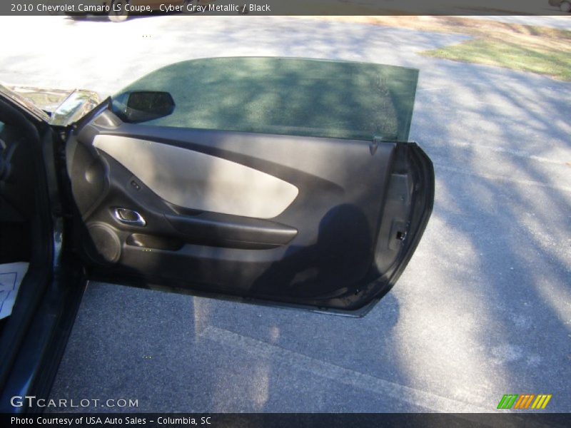 Cyber Gray Metallic / Black 2010 Chevrolet Camaro LS Coupe
