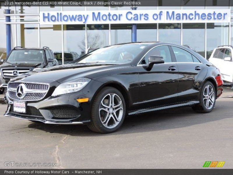 Black / designo Classic Red/Black 2015 Mercedes-Benz CLS 400 4Matic Coupe