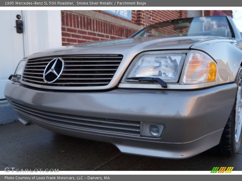 Smoke Silver Metallic / Parchment Beige 1995 Mercedes-Benz SL 500 Roadster