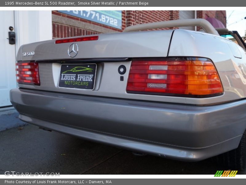 Smoke Silver Metallic / Parchment Beige 1995 Mercedes-Benz SL 500 Roadster