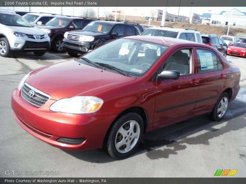 Front 3/4 View of 2006 Corolla CE