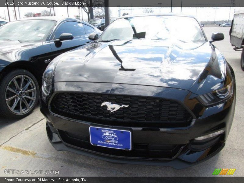 Black / Ebony 2015 Ford Mustang V6 Coupe