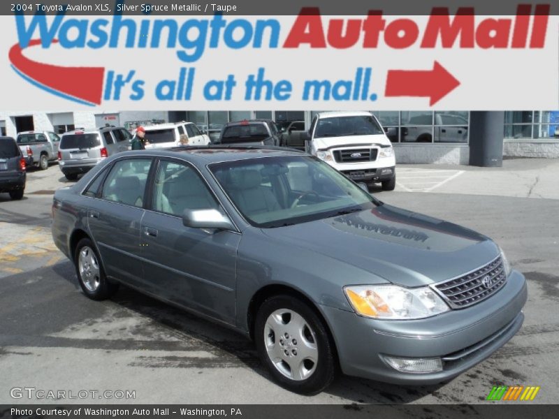 Silver Spruce Metallic / Taupe 2004 Toyota Avalon XLS