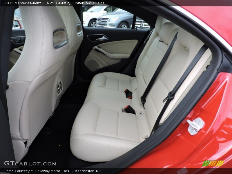 Rear Seat of 2015 CLA 250 4Matic