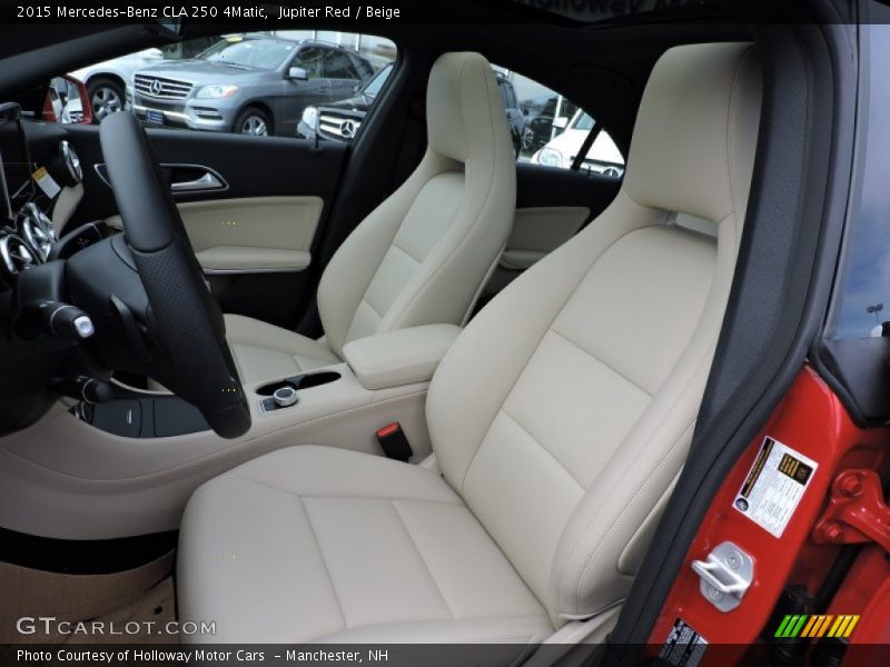 Front Seat of 2015 CLA 250 4Matic