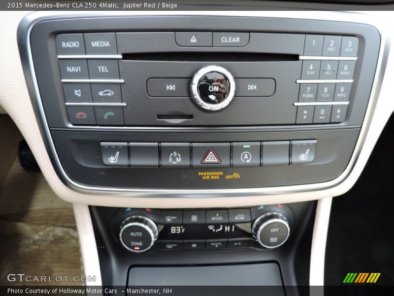 Controls of 2015 CLA 250 4Matic