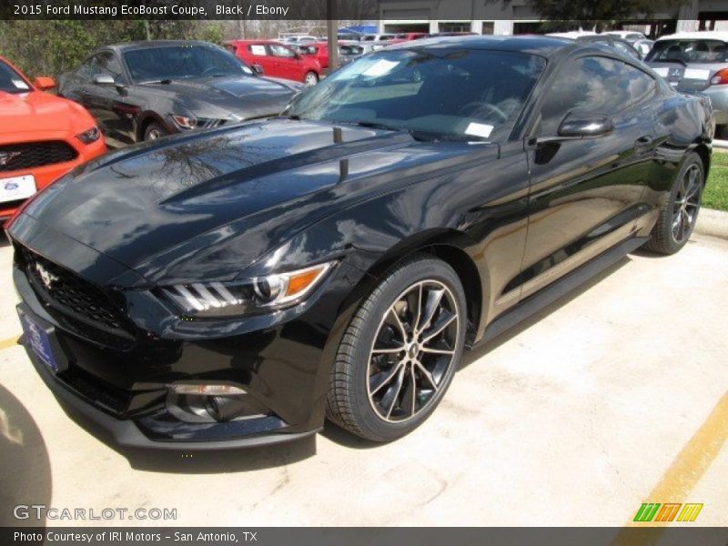 Black / Ebony 2015 Ford Mustang EcoBoost Coupe