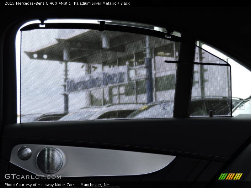 Paladium Silver Metallic / Black 2015 Mercedes-Benz C 400 4Matic