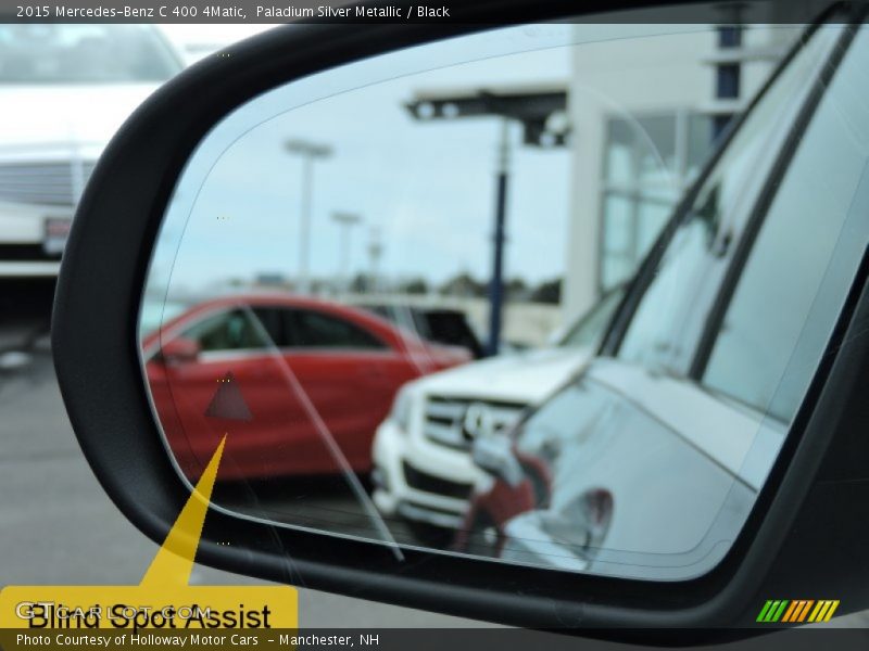 Paladium Silver Metallic / Black 2015 Mercedes-Benz C 400 4Matic