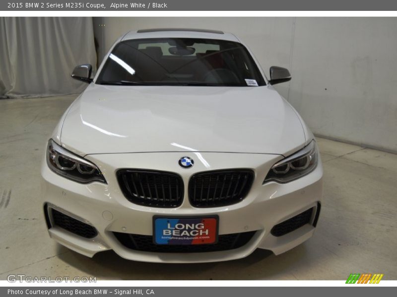 Alpine White / Black 2015 BMW 2 Series M235i Coupe