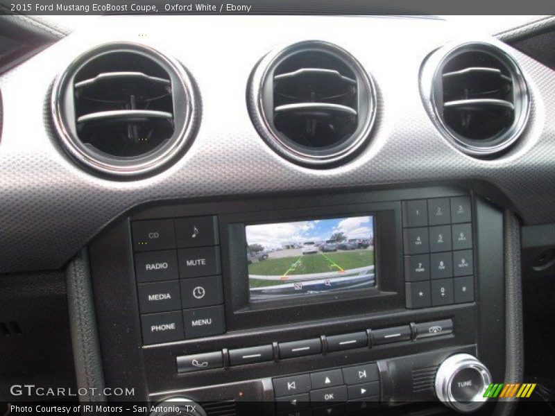 Oxford White / Ebony 2015 Ford Mustang EcoBoost Coupe