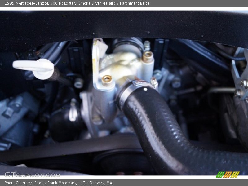 Smoke Silver Metallic / Parchment Beige 1995 Mercedes-Benz SL 500 Roadster