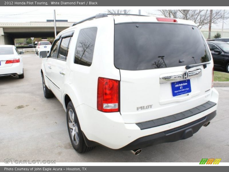 White Diamond Pearl / Black 2012 Honda Pilot Touring