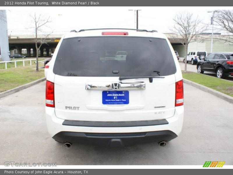 White Diamond Pearl / Black 2012 Honda Pilot Touring
