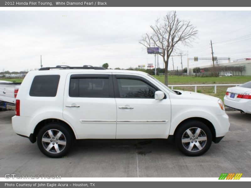 White Diamond Pearl / Black 2012 Honda Pilot Touring