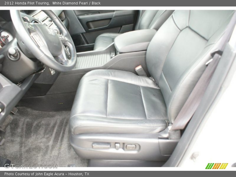 White Diamond Pearl / Black 2012 Honda Pilot Touring