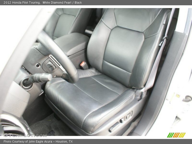 White Diamond Pearl / Black 2012 Honda Pilot Touring