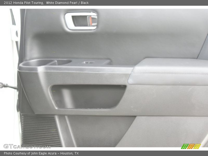 White Diamond Pearl / Black 2012 Honda Pilot Touring