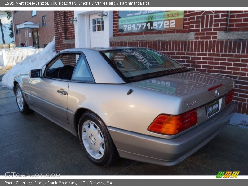 Smoke Silver Metallic / Parchment Beige 1995 Mercedes-Benz SL 500 Roadster