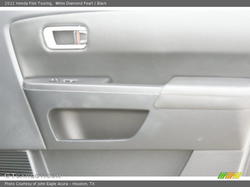 White Diamond Pearl / Black 2012 Honda Pilot Touring