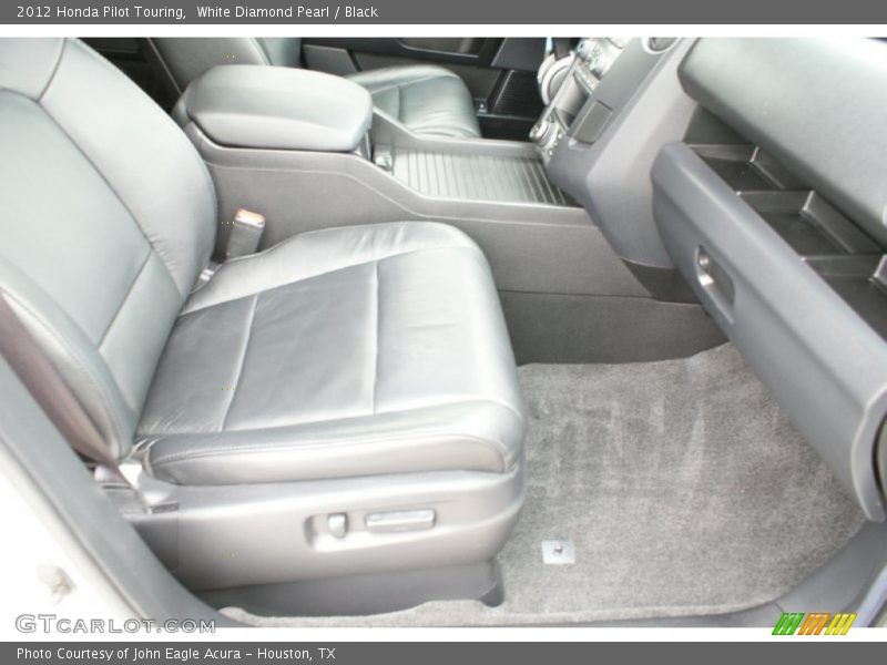 White Diamond Pearl / Black 2012 Honda Pilot Touring