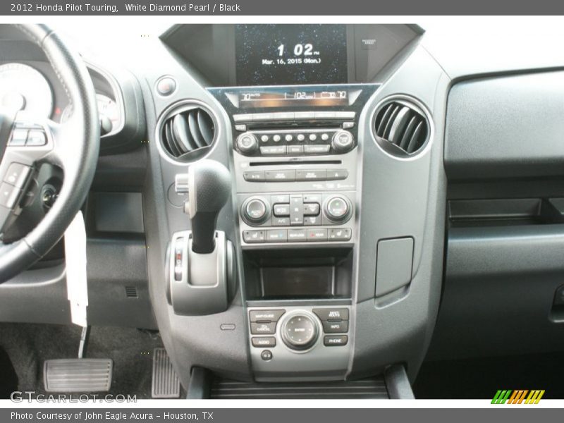 White Diamond Pearl / Black 2012 Honda Pilot Touring